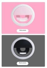 1pcs Rechargeable Mobile Phone Full Light Live RK12 Clip on Light Selfie Light Portable Lighting Photo Beauty Light - Image 2