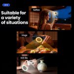 Magnetic Light Led Fill Light Phone Selfie Light Three-level Adjustment Portable Accessories For iPhone 17 16 15 For Magsafe - Image 4