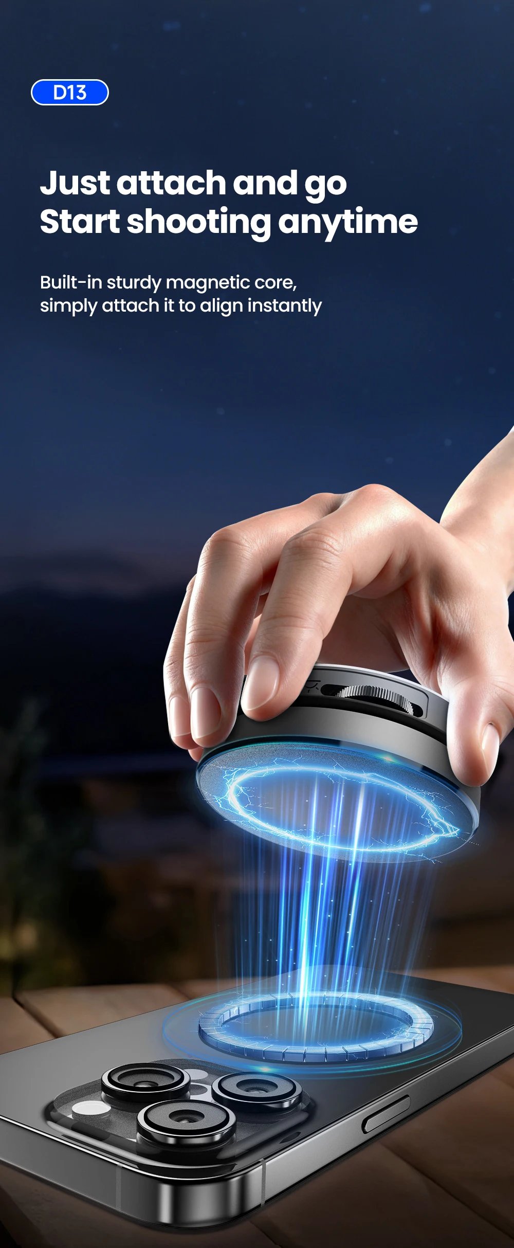 Magnetic Light Led Fill Light Phone Selfie Light Three-level Adjustment Portable Accessories For iPhone 17 16 15 For Magsafe