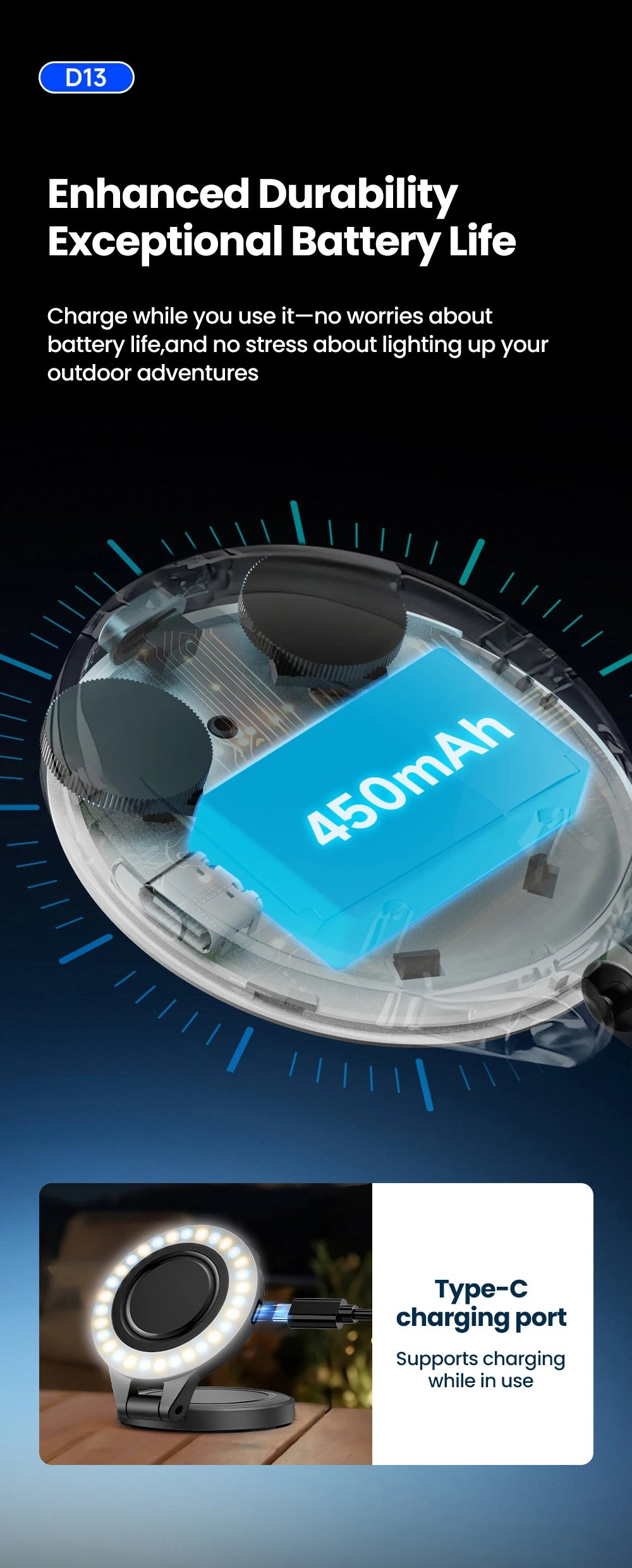 Magnetic Light Led Fill Light Phone Selfie Light Three-level Adjustment Portable Accessories For iPhone 17 16 15 For Magsafe