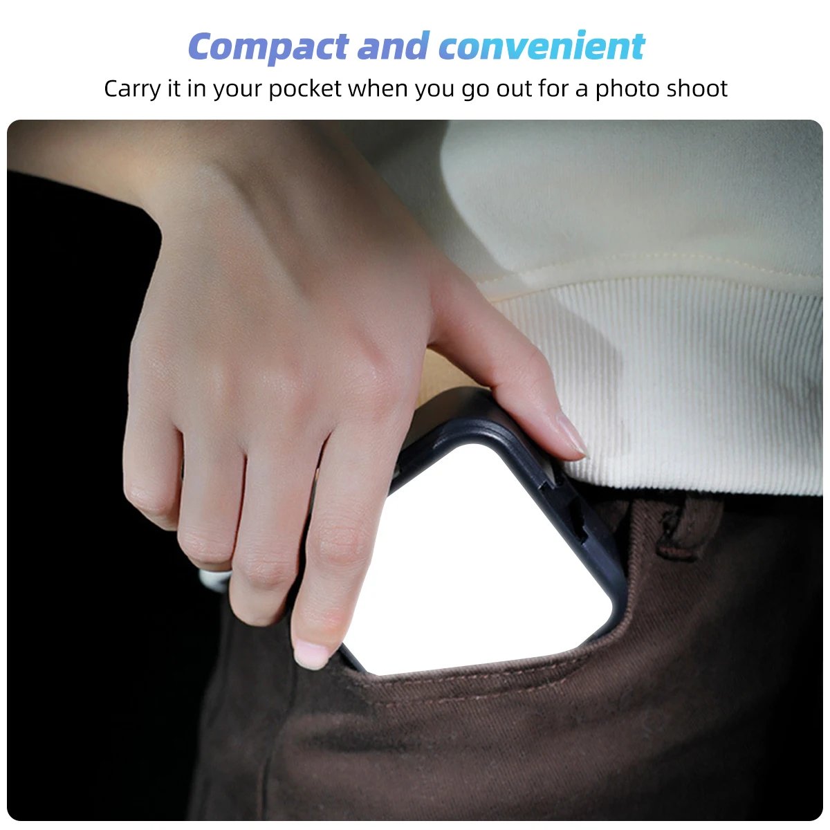 Portable LED video conferencing light for selfies for iPads cell phones laptops cameras tablet Flash Fill Light Photography Lamp