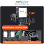 Portable LED video conferencing light for selfies for iPads cell phones laptops cameras tablet Flash Fill Light Photography Lamp - Image 6