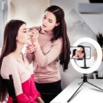 Dimmable26cm LED Ring Light Kit with Tripod Stand 120 Beads USB Selfie Light for Live Streaming Photography Video Makeup Studio - Image 3