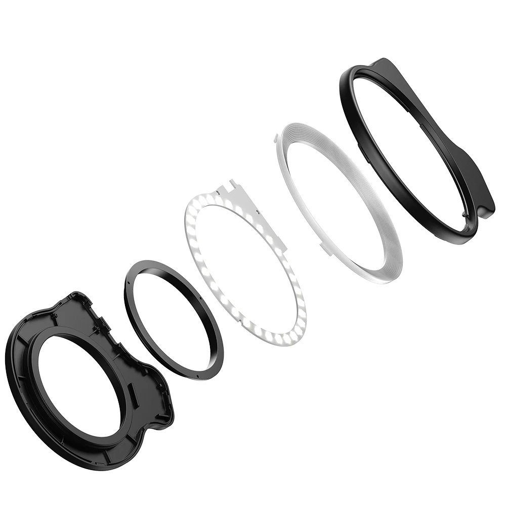 APEXEL LensLight with 37-52mm Adapter Ring Used for Camera and Phone Macro Photography,Mobile Phone Fill Light&Camera Fill Light