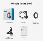 APEXEL LensLight with 37-52mm Adapter Ring Used for Camera and Phone Macro Photography,Mobile Phone Fill Light&Camera Fill Light - Image 6