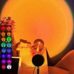 USB Sunset Light Self Photography Lamp LED Rainbow Neon Night Lights Projector Lights Bedroom Home Decoration Atmosphere Lights