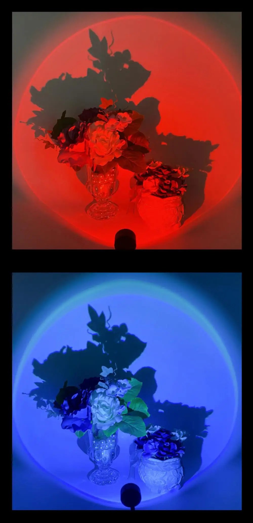 USB Sunset Light Self Photography Lamp LED Rainbow Neon Night Lights Projector Lights Bedroom Home Decoration Atmosphere Lights