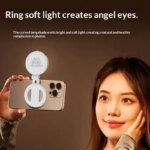 W50 Mobile Phone Tablet Magnetic Fill Light, Portable Handheld Lighting for Horizontal and Vertical Shooting, Adjustable St - Image 3