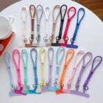 Universal Adjustable Short Lanyard Colorful Hand Wrist Strap Rope for Mobile Phone Cell Phone Case Accessories - Image 6