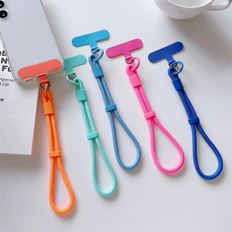Universal Adjustable Short Lanyard Colorful Hand Wrist Strap Rope for Mobile Phone Cell Phone Case Accessories