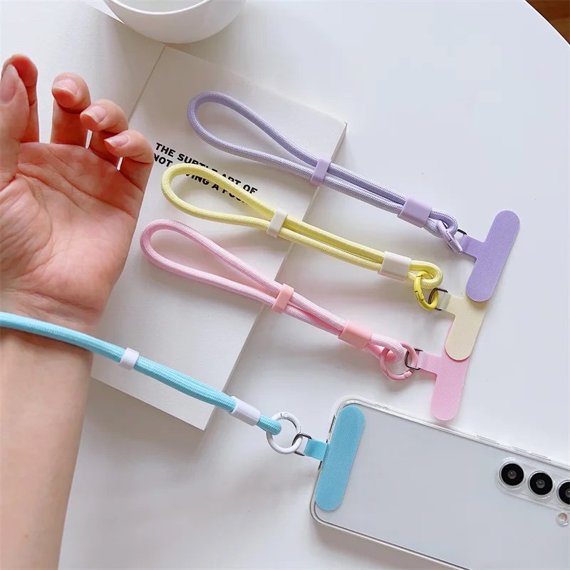 Universal Adjustable Short Lanyard Colorful Hand Wrist Strap Rope for Mobile Phone Cell Phone Case Accessories