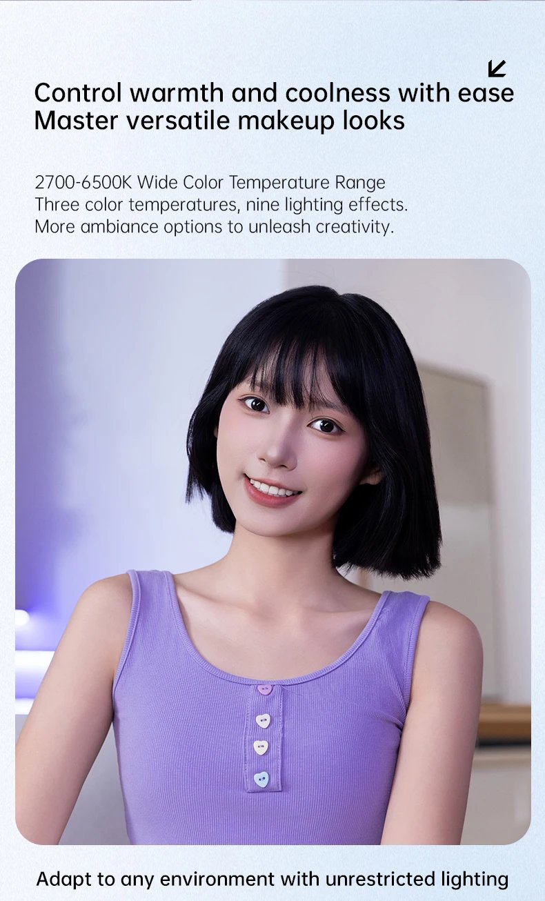 Portable Mini Selfie Fill Light LED Rechargeable Modes Adjustable Brightness Universal Clip for Phone Laptop Tablet Video Makeup