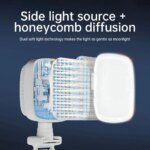 Portable Mini Selfie Fill Light LED Rechargeable Modes Adjustable Brightness Universal Clip for Phone Laptop Tablet Video Makeup - Image 3