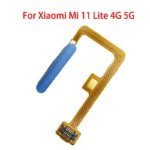Original Fingerprint Sensor Flex Cable Home Return Key Menu Power On Off Button Flex Ribbon For Xiaomi Mi 11 Lite - Image 3