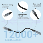 HiFi USB Type C to 3.5mm Jack Adapter Cable Wired Headphone Converter Aux for iPhone 15 16 Car Plug and Play Huawei Xiaomi - Image 5