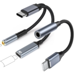 HiFi USB Type C to 3.5mm Jack Adapter Cable Wired Headphone Converter Aux for iPhone 15 16 Car Plug and Play Huawei Xiaomi
