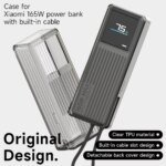 SIKAI Silicone Case For Xiaomi 165W Power Bank 10000mAh PB1165MI Portable Charger Protective Cover Shockproof Skin - Image 3