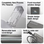 SIKAI Silicone Case For Xiaomi 165W Power Bank 10000mAh PB1165MI Portable Charger Protective Cover Shockproof Skin - Image 2