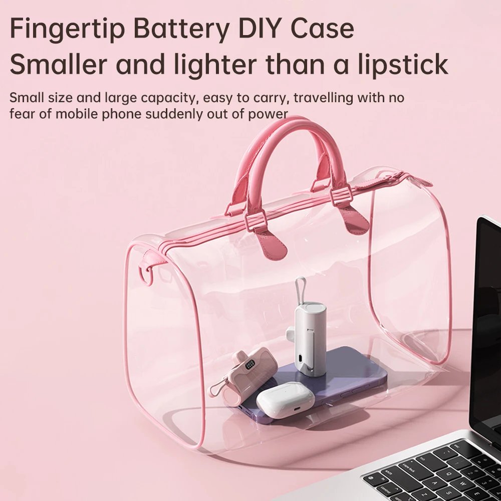 18650/21700 Battery DIY Box Suitable For Type-C DIY Power Bank Mobile Power Case with Bracket Free Welding Without battery