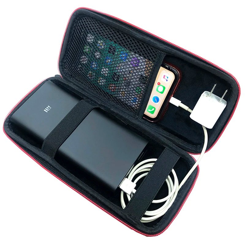 Power Bank EVA Hard Outdoor Case for Xiaomi Power Bank 3 Pro 20000mAh Portable Charger Case Carrying Pouch External Battery Bag
