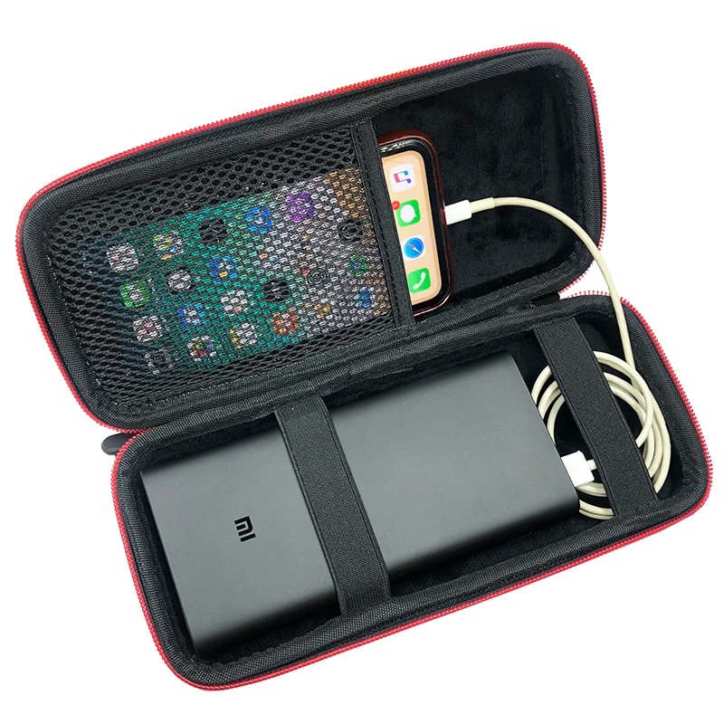 Power Bank EVA Hard Outdoor Case for Xiaomi Power Bank 3 Pro 20000mAh Portable Charger Case Carrying Pouch External Battery Bag