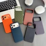 New Tech Woven Case For iPhone 17 Air 16 15 14 13 Pro Max TechWoven For Magsafe Wireless Charging Shockproof Magnetic Cover