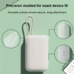 Shockproof Silicone Case for Xiaomi Built-in Cable Power Bank 10000mAh P15ZM Dustproof Protective Power Bank Case - Image 6