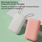 Shockproof Silicone Case for Xiaomi Built-in Cable Power Bank 10000mAh P15ZM Dustproof Protective Power Bank Case - Image 3