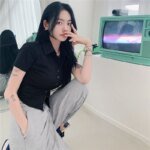 1pcs Woman Summer Slim Fit Blouses Shirts Lady Thin Sexy Short Shirt Female Casual Short Sleeve Turn-down Collar Waist up Tops - Image 3