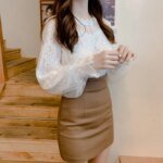 Spring Women White Lace Blouse Shirt Long Sleeve Blouse Femme Women Tops Shirts hollow out womens bouses shirts tops - Image 4