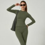 WAERBALL Sports Top Long-sleeve T-Shirt Women's Gym Clothes Workout Tee High Elastic Breathable Running Fitness Shirt - Image 2