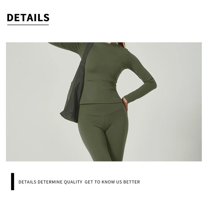 WAERBALL Sports Top Long-sleeve T-Shirt Women's Gym Clothes Workout Tee High Elastic Breathable Running Fitness Shirt