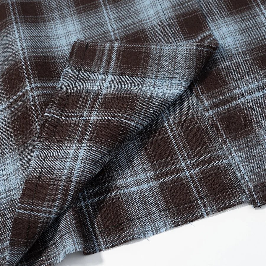 Fashion Checkered Pattern Shirt Women Elegant Lapel Long Sleeve Single Breasted Pocket Loose Tops 2026 New Chic Outerwear Shirt
