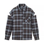 Fashion Checkered Pattern Shirt Women Elegant Lapel Long Sleeve Single Breasted Pocket Loose Tops 2026 New Chic Outerwear Shirt - Image 6
