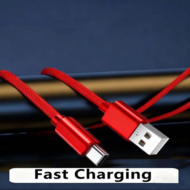 1pcs 3pcs 5pcs 10pcs USB A To Type C Nylon Braided Cable Dast Sync Fast Charging For Xiaomi Huawei Samsung Android Type C Mobile