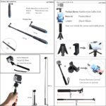 KFFTWWX Accessories Kit for Gopro Hero 13 12 11 10 9 Black 8 7 6 Tripod Mount for SJCAM SJ4000 Yi DBPOWER AKASO EKEN Osmo Action - Image 4