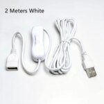 2 Meters USB Cable Extension Cord with ON/OFF Switch, Toggle USB Power Supply Line, Durable Adapter Accessories - Image 5