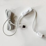 1 Meters USB Cable Extension Cord with ON/OFF Switch, Toggle USB Power Supply Line, Durable Adapter Accessories