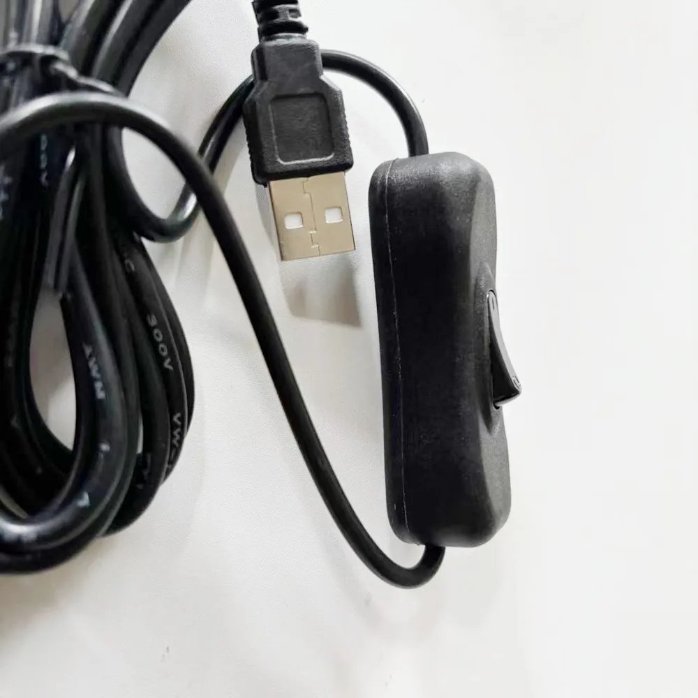 1 Meters USB Cable Extension Cord with ON/OFF Switch, Toggle USB Power Supply Line, Durable Adapter Accessories