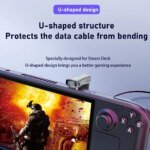 5/2/1PC 180 Degree Angle USB C Adapter USB-C Male to Female 20Gbps PD 140W Charging Converter Adapter for Steam Deck Accessories - Image 5