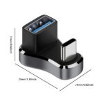 5/2/1PC 180 Degree Angle USB C Adapter USB-C Male to Female 20Gbps PD 140W Charging Converter Adapter for Steam Deck Accessories - Image 6