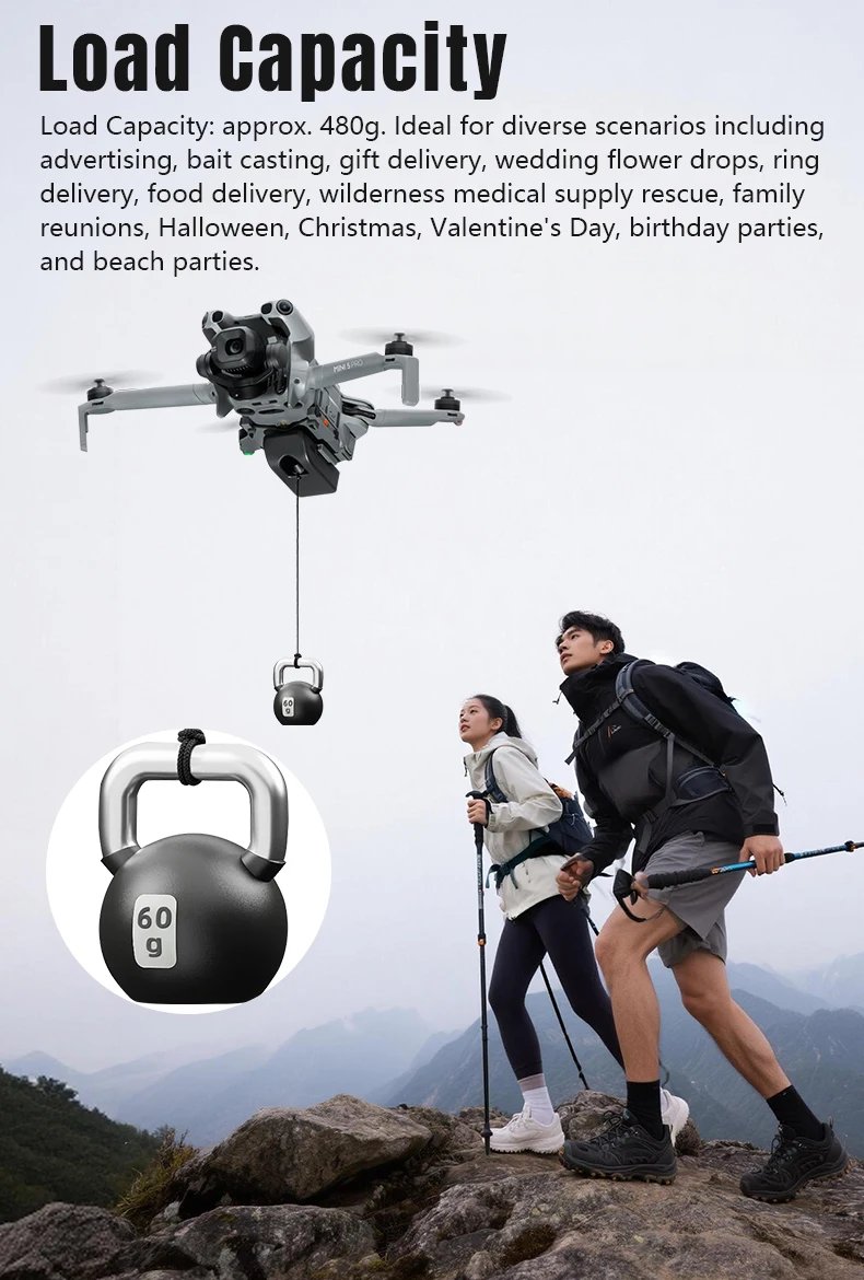 STARTRC Drone Airdrop System for DJI Mini 5 Pro Payload/Delivery/Transport Drop Release Device for DJI Mini 5Pro Accessories