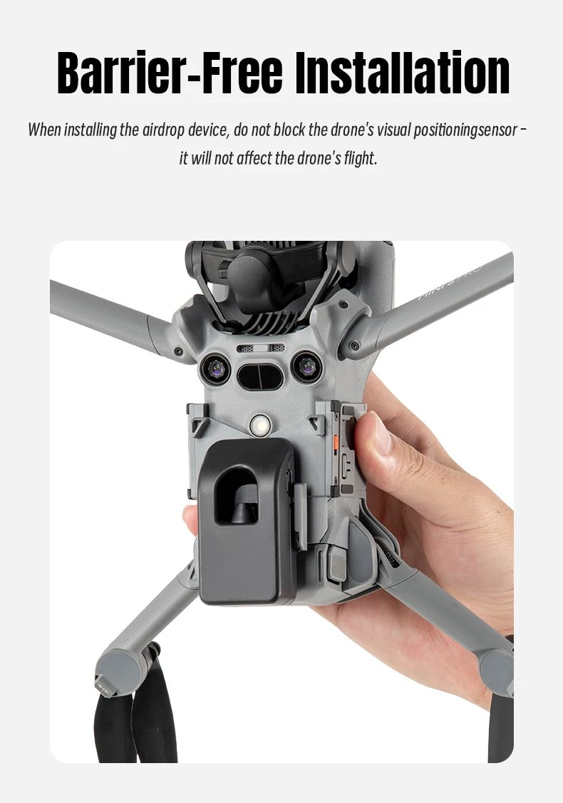 STARTRC Drone Airdrop System for DJI Mini 5 Pro Payload/Delivery/Transport Drop Release Device for DJI Mini 5Pro Accessories