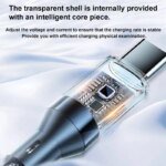 120W USBC Fast Charging Cable with LED Display Digital Data Cord for Samsung/Xiaomi , TypeC Power Meter Charger Accessories - Image 3