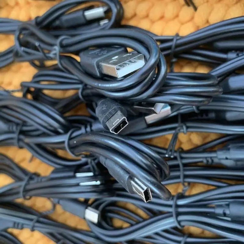 Mini USB 5Pin V3 Data Charging Cable 5P to USB T-Shaped Digital Camera Line USB Public to 5P Public Data Cable for MP3