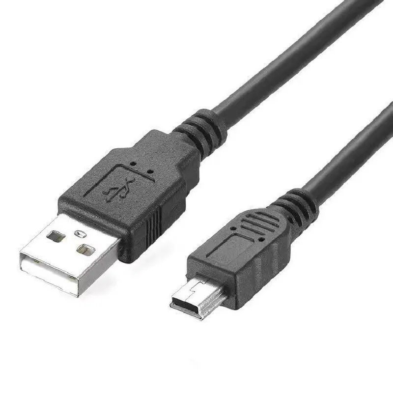 Mini USB 5Pin V3 Data Charging Cable 5P to USB T-Shaped Digital Camera Line USB Public to 5P Public Data Cable for MP3