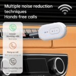2 IN 1 Bluetooth 5.4 3.5MM AUX Stereo Transmitter Receiver Wireless Audio Adapter With Mic 1 to 2 Headset For TV Car Kit Speaker - Image 2