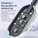 2 IN 1 Bluetooth 5.4 3.5MM AUX Stereo Transmitter Receiver Wireless Audio Adapter With Mic 1 to 2 Headset For TV Car Kit Speaker - Image 6