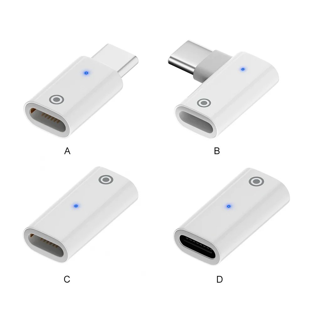 For Apple Pencil Charging Converter Adapter for Apple Pencil 1st Generation Connector Charger with Indicator Light