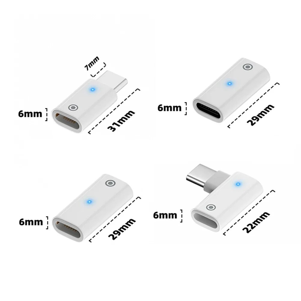 For Apple Pencil Charging Converter Adapter for Apple Pencil 1st Generation Connector Charger with Indicator Light